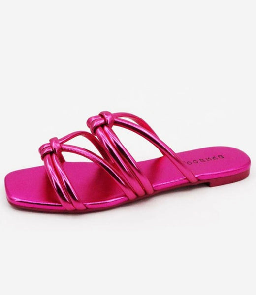 Knot Pink Slides Wildflower New Orleans