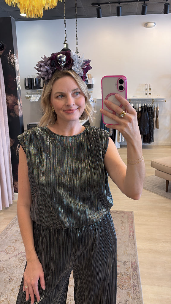 Yaya Metallic Top