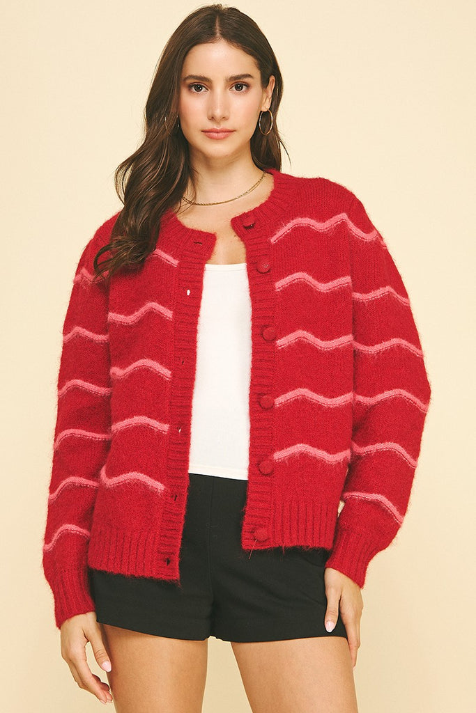 Margot Stripe Cardi