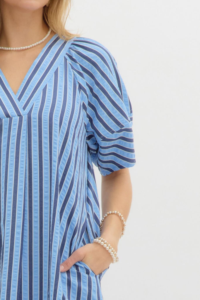 Chrissy Stripe Dress