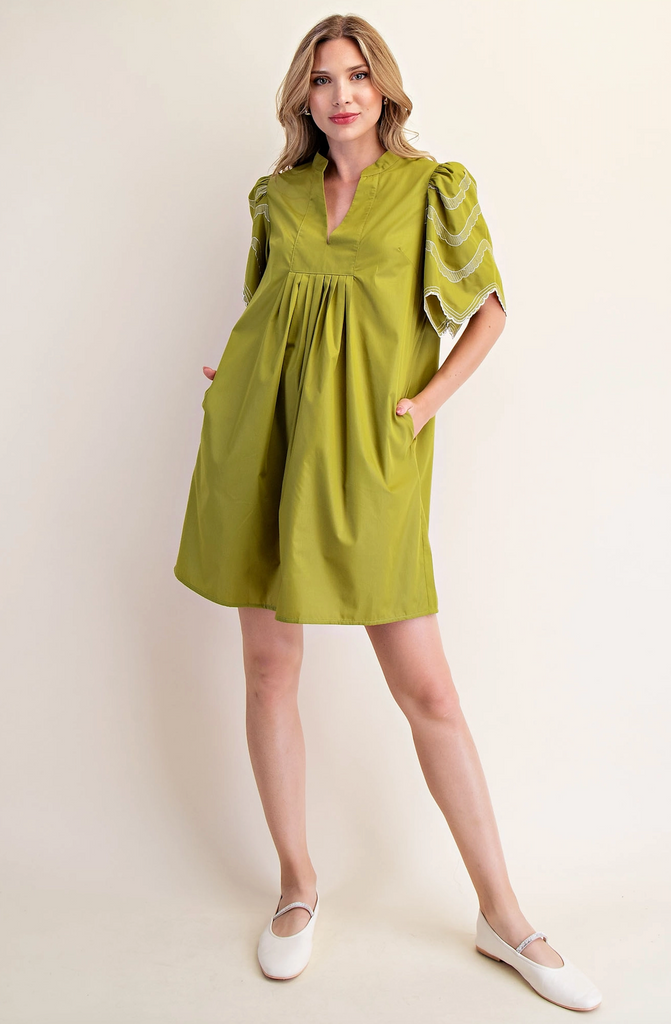 Chartreuse Dress
