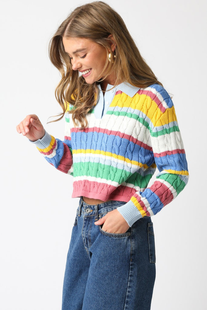 Casey Stripe Top