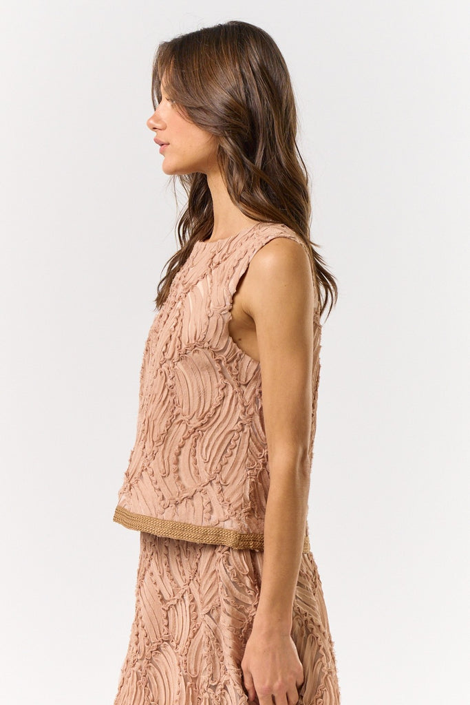 Mocha Texture Top