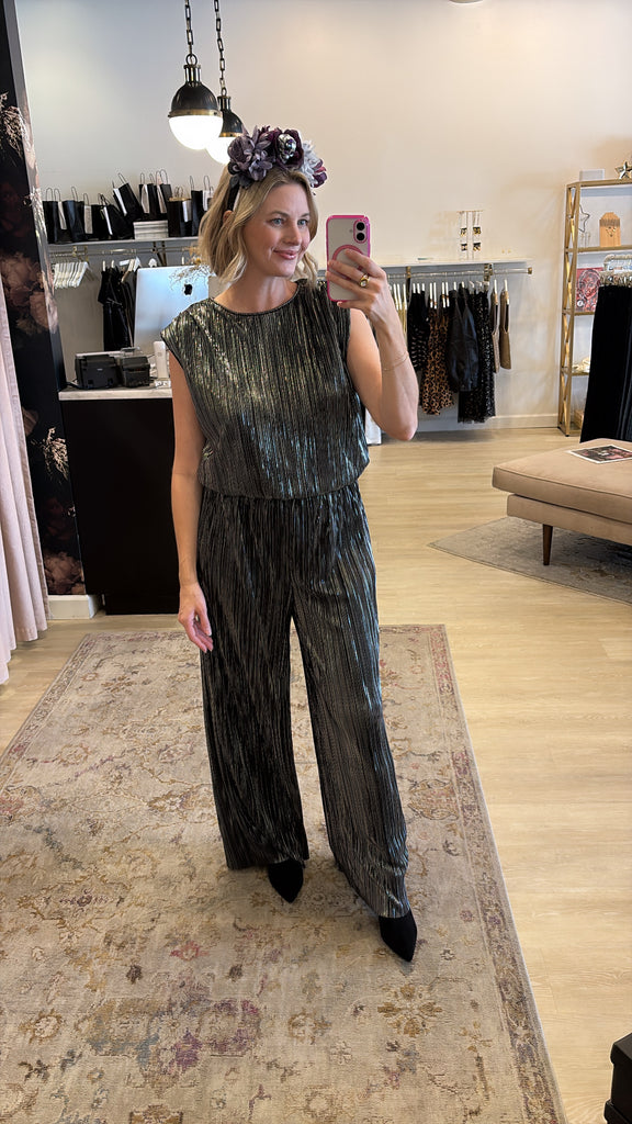 Yaya Metallic Pant