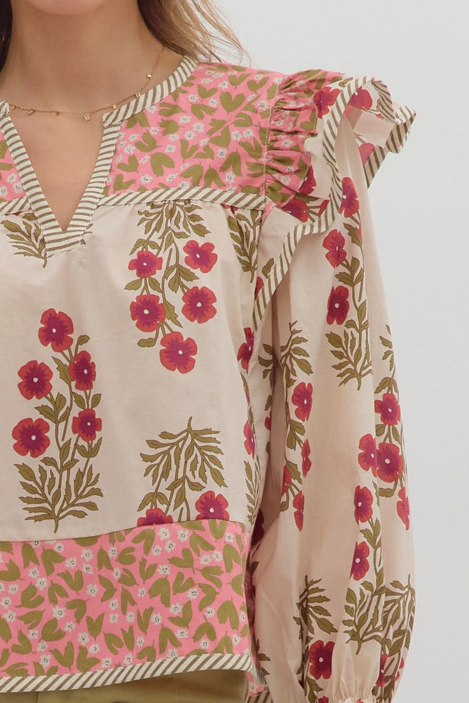 Cici Print Top