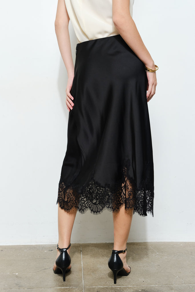 Silky Lace Skirt