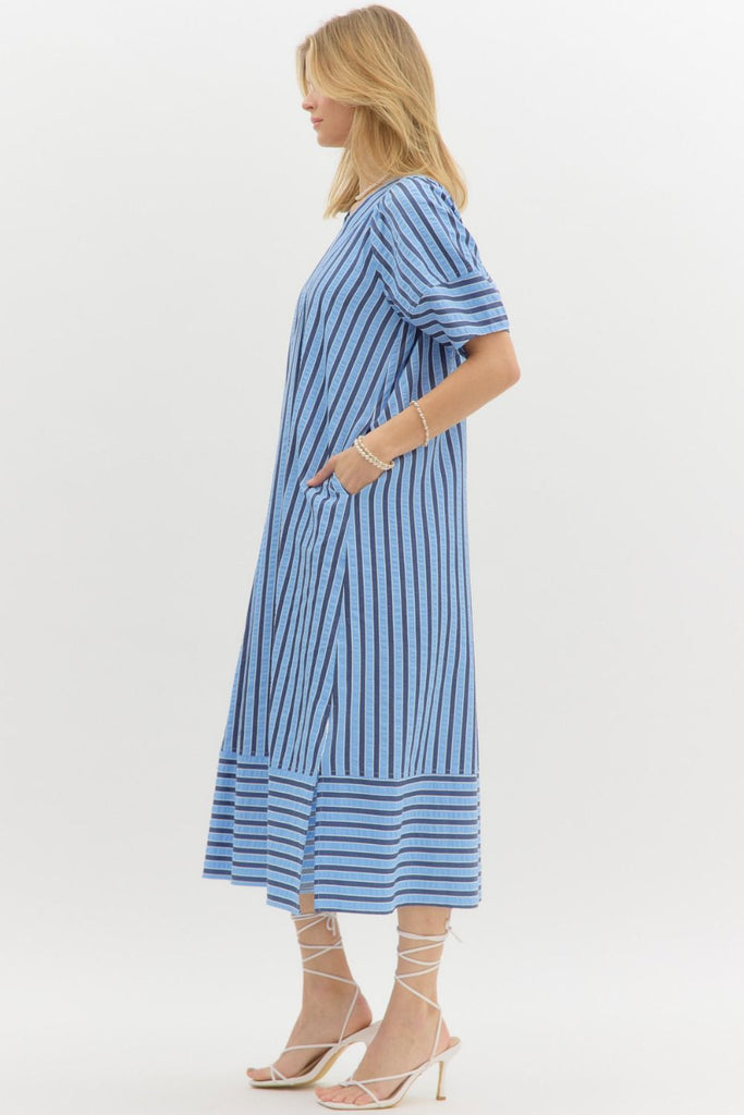 Chrissy Stripe Dress