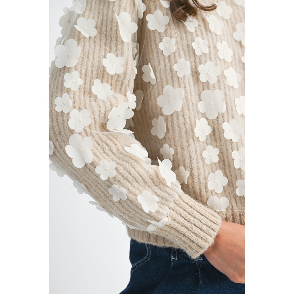 Floral Oat Swtr