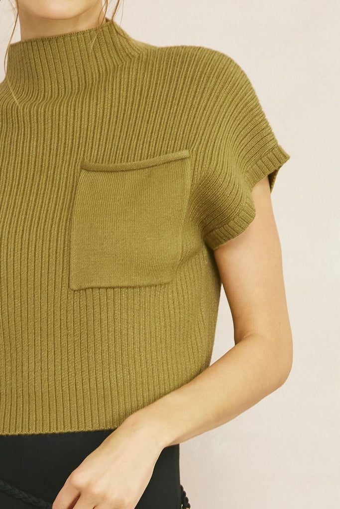 Shania Top Olive